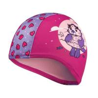 Шапочка для плав. дет. SPEEDO Infant Polyester Cap Printed Jr, 8-1224114676, РОЗОВЫЙ, полиэстер