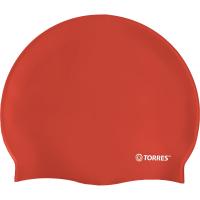 Шапочка для плав. TORRES No Wrinkle, SW-12203RD, красный, силикон