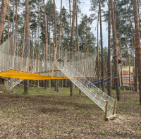 Сетка для игрового лабиринта/детской площадки, ячейка 40х40 мм, d=5 мм, ПА