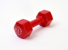 Гантель в виниловой оболочке 5 кг (Цвет - красный) Original FitTools