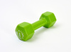 Гантель в виниловой оболочке 3 кг (Цвет - зеленый) Original FitTools