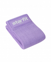 Мини-эспандер STARFIT ES-204, высокая нагрузка, текстиль, фиолетовый пастель