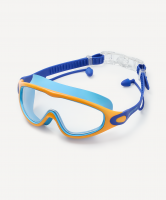 Очки-маска для плавания с берушами 25DEGREES Fusion Navy/Blue/Orange, детский