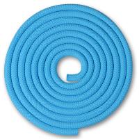 Скакалка гимнастическая INDIGO, SM-121-LBL, утяжеленная, 150г, длина 2,5м, шнур, голубой