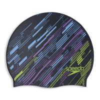 Шапочка для плав. SPEEDO Reversible Moulded, 8-0933716687, ЧЕРНО-ФИОЛЕТОВЫЙ, силикон