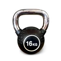 Гиря полиуретановая с хромированной ручкой Protrain KB2015-16