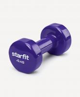 Гантель виниловая DB-101 4 кг, фиолетовый