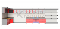Комплект мебели 8х5 м для сборочного участка KronVuz-KV-10005