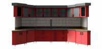Набор мебели для гаража 4 м KronVuz-KV-20002