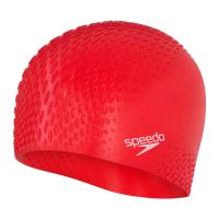 Шапочка для плав. SPEEDO Bubble Cap, 8-139546446, КРАСНЫЙ, силикон