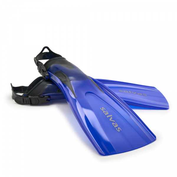 Ласты для плав. Salvas Hazard Plus Fin, BA160SMBBSTS,TPR и Novaflex, р.S/M, синий