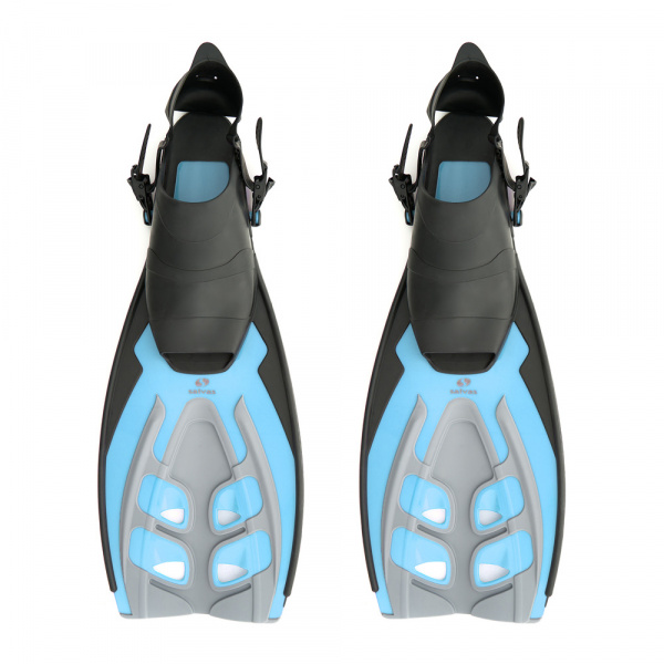Ласты для плав. Salvas Tonic Dive, BA190LXQQSTS,TPR и Technoflex, р.L/XL, голубой
