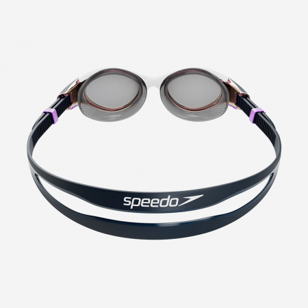 Очки для плав. SPEEDO Biofuse 2.0 Mirror Women`s, 8-00377516738, ЗЕРКАЛЬНЫЕ линзы, белая оправа