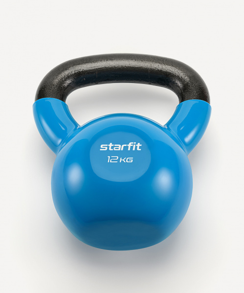 УЦЕНКА Гиря виниловая STARFIT DB-401, 12 кг, синий