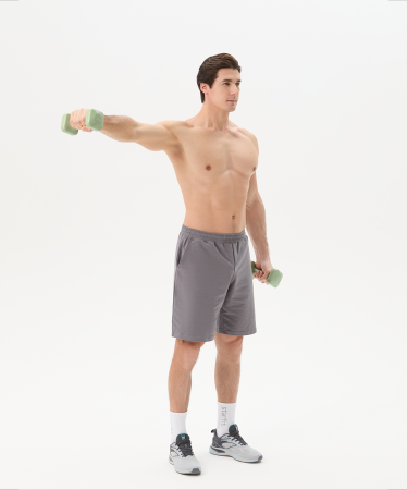 УЦЕНКА Гантель виниловая STARFIT DB-106 3 кг, оливковый