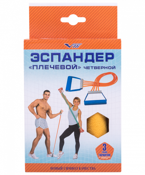Эспандер плечевой резиновый, 4 струны