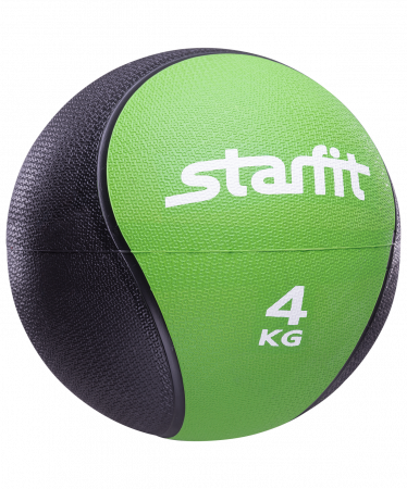 Медбол STARFIT GB-702, 4 кг, зеленый