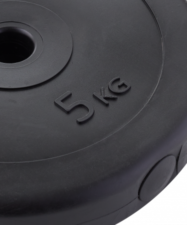 Диск пластиковый BB-203 d=26 мм, черный, 5 кг