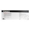 Степ-платформа TORRES, AL1023, три уровня, 90см*32см*15/20/25см, оранжево-черный