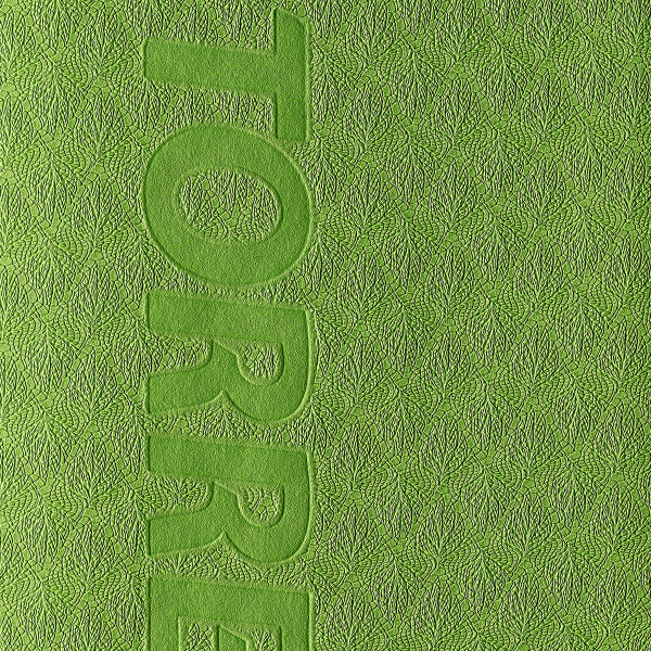 Коврик для йоги TORRES Comfort 4, YL10074, TPE 4 мм, нескользящее покрытие, зелено-серый