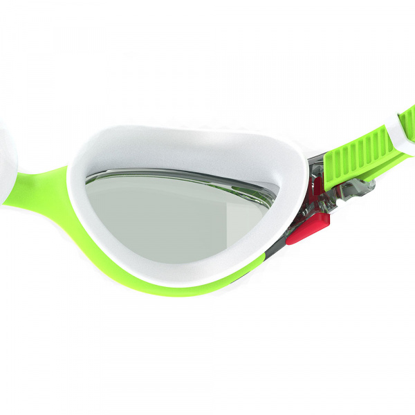 Очки для плав. SPEEDO Biofuse 2.0 8-00233217920, ДЫМЧАТЫЕ линзы, зеленая оправа