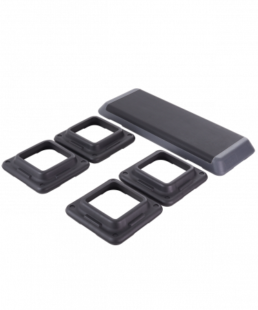 УЦЕНКА Степ-платформа быстросборная SP-205 108х41,5х20 см, обрезиненная, 3-х уровневая