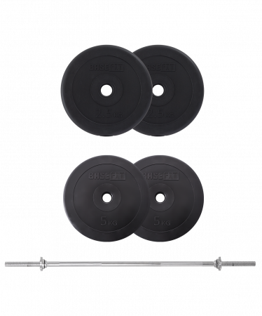 Штанга BASEFIT BB-402 20 кг, разборная.