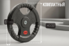 Диск 31 мм. обрезиненный с 3-мя хватами 25 кг, VictoryFit VF-S252500