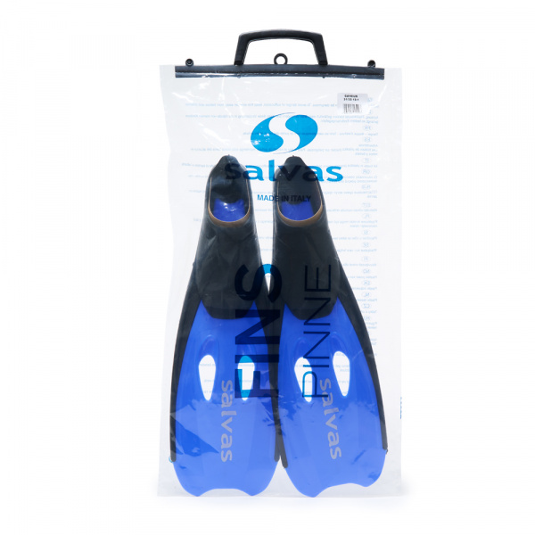 Ласты для плав. Salvas Cancun Fin ,BA12531BTSTS, TPR и Technoflex,р.31-33, синий