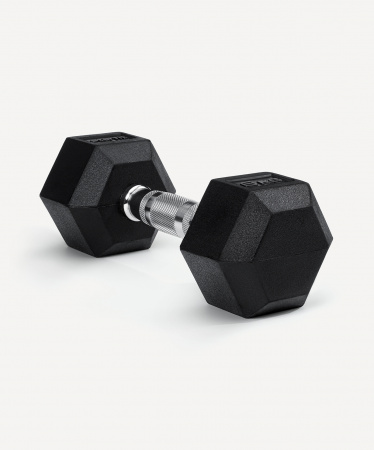 Гантель гексагональная DB-301 6 кг, обрезиненная, черный