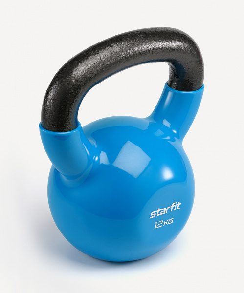 УЦЕНКА Гиря виниловая STARFIT DB-401, 12 кг, синий