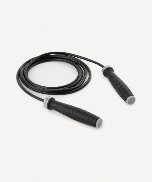 Скакалка STARFIT RP-601 ПВХ, с утяжелителями, 3 м, черный