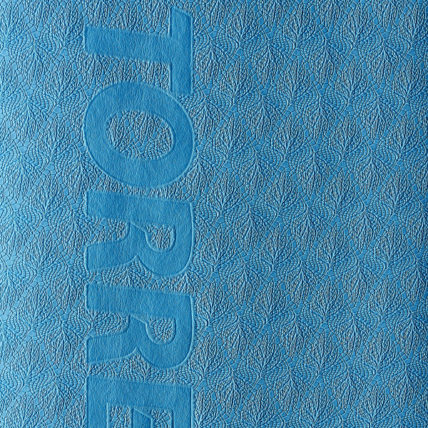 Коврик для йоги TORRES Comfort 4, YL10064, TPE 4 мм, нескользящее покрытие, сине-серый
