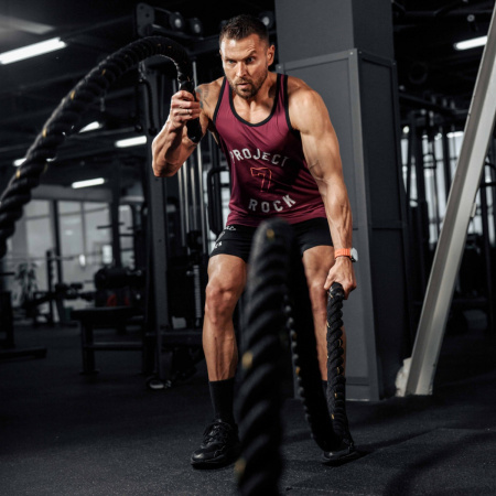 Канат тренировочный для кросс-тренинга D50 мм, 12 м PROFI-FIT