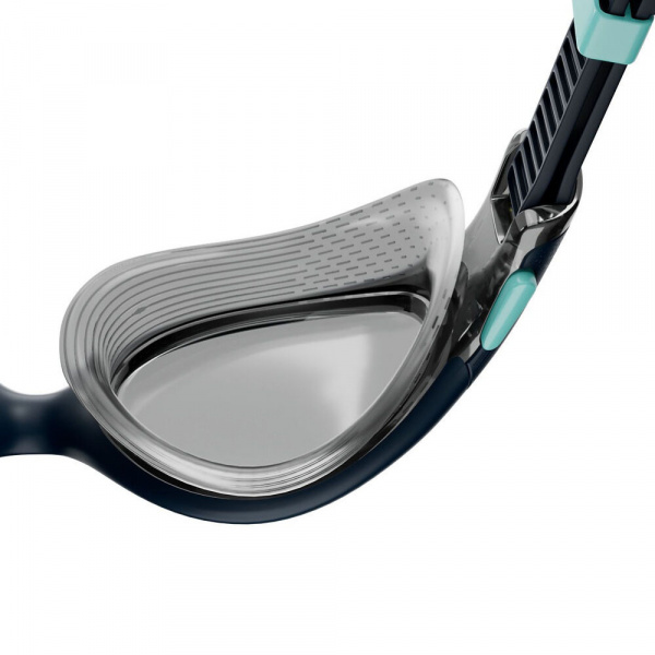Очки для плав. SPEEDO Biofuse 2.0, 8-00377616734, ДЫМЧАТЫЕ линзы, темно-синяя оправа