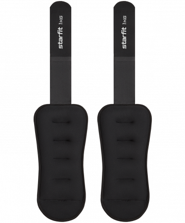 Утяжелители универсальные WT-503, 1 кг, черный