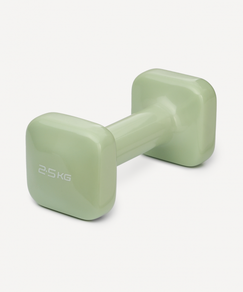 УЦЕНКА Гантель виниловая STARFIT DB-106 2,5 кг, оливковый