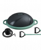 Полусфера "BOSU" GB-503 с эспандерами, с насосом, серый/зеленый
