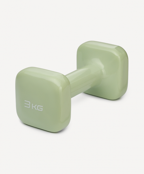 УЦЕНКА Гантель виниловая STARFIT DB-106 3 кг, оливковый