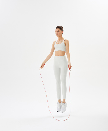 Скакалка STARFIT RP-202, с подшипниками, с пластиковыми ручками, 3 м, красный