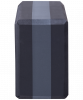 Блок для йоги YB-201 EVA, 22,8х15,2х10 см, 350 гр, черно-серый