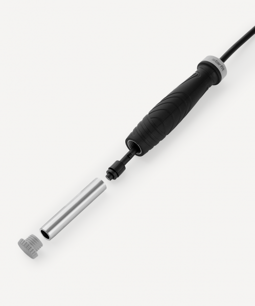Скакалка STARFIT RP-601 ПВХ, с утяжелителями, 3 м, черный
