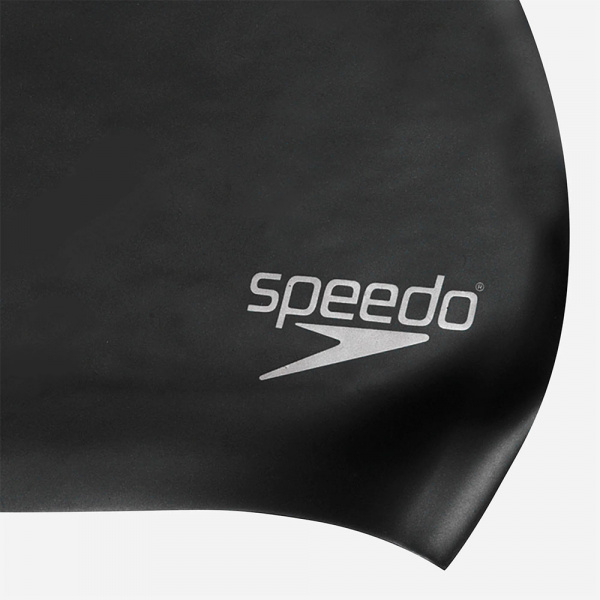 Шапочка для плав. SPEEDO Long Hair Cap, 8-061680001, ЧЕРНЫЙ, силикон