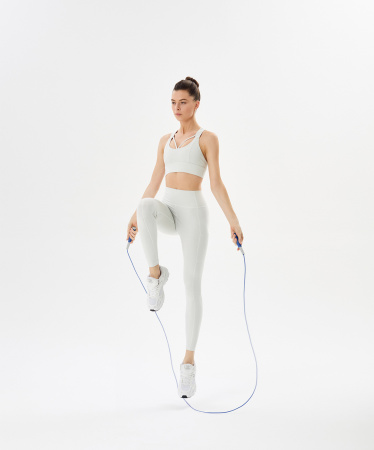 Скакалка STARFIT RP-401, c силиконовыми ручками, 3 м, синий