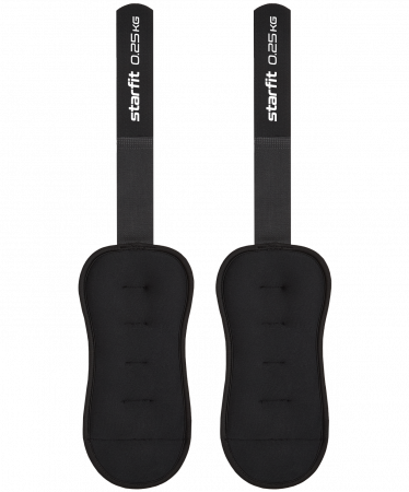 Утяжелители универсальные WT-503, 0,25 кг, черный