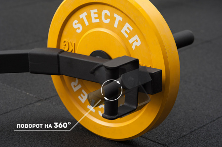 Гриф с вращающимися ручками STECTER